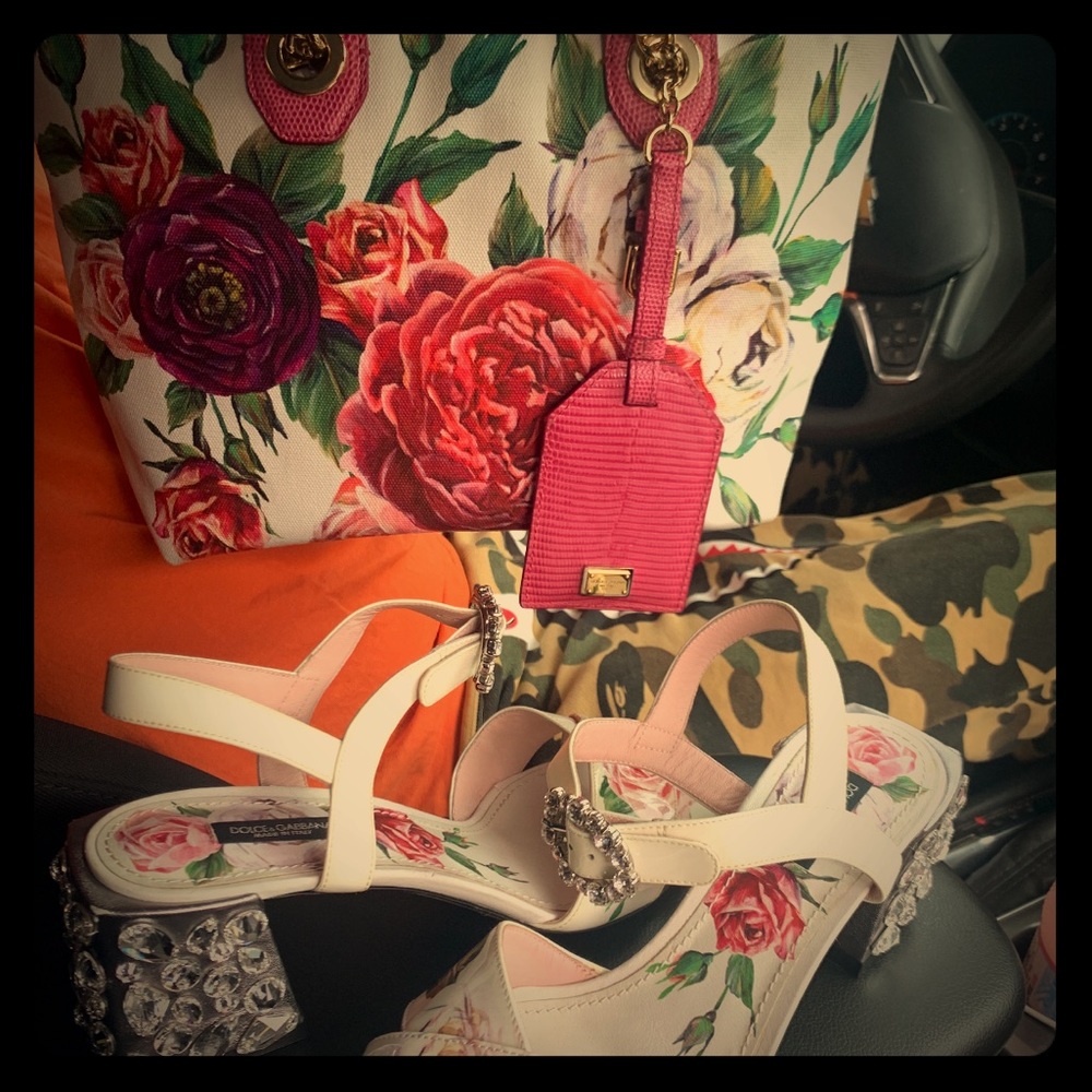 Dolce Gabbana purse and shoes